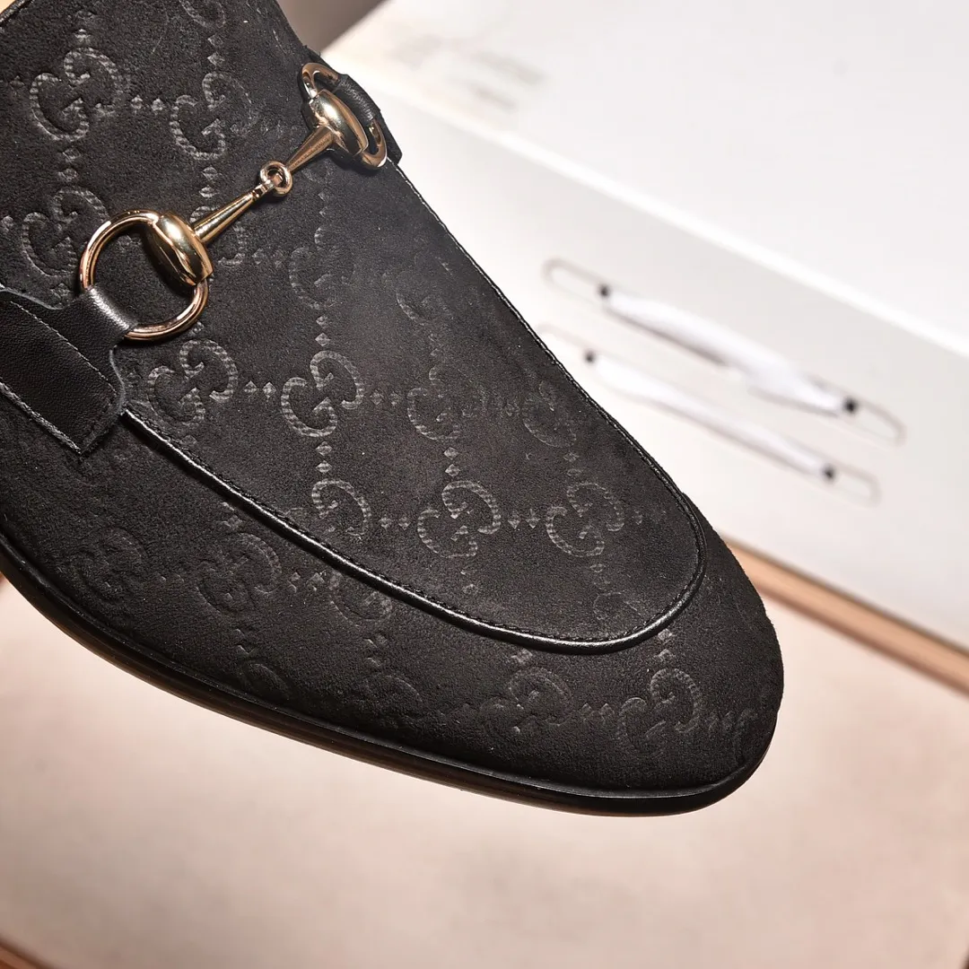 Men's shoes💰540📛📛Original (water-dyed cowhide) Gucci GUCCI official website formal shoes🌀 Italian🇮🇹imported cowhide➕top imported water-dyed cowhide lining💋Finely handmade original bottom, the real thing looks better when photographed in person Standard size 38-44